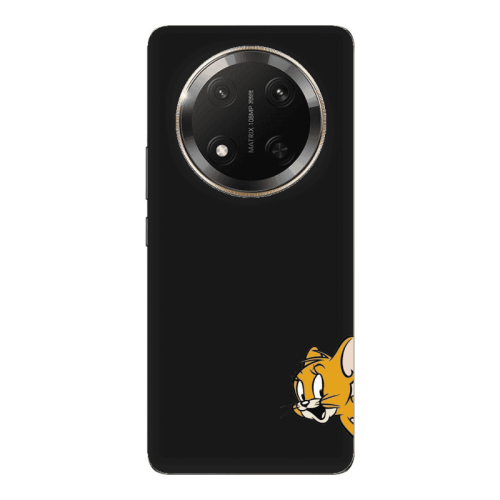 Honor Magic 7 Lite Jerry 2 Black Colored Silicone TPU Θήκη